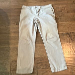 Banana Republic grey chinos. Aiden fit.  34x32.